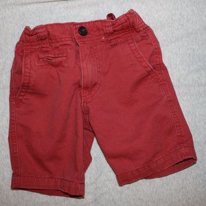 Boys Cherokee Adjustable Jean Shorts Red Size 4